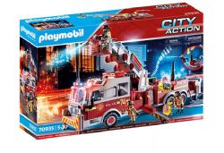 PLAYMOBIL CITY ACTION - CAMION DE POMPIERS AVEC ÉCHELLE #70935